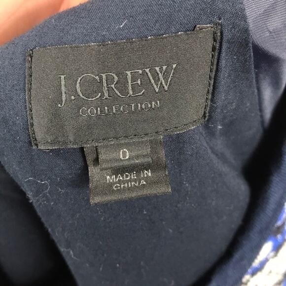 J Crew Popover Sweatshirt in Floral Jacquard. - Picture 8 of 9